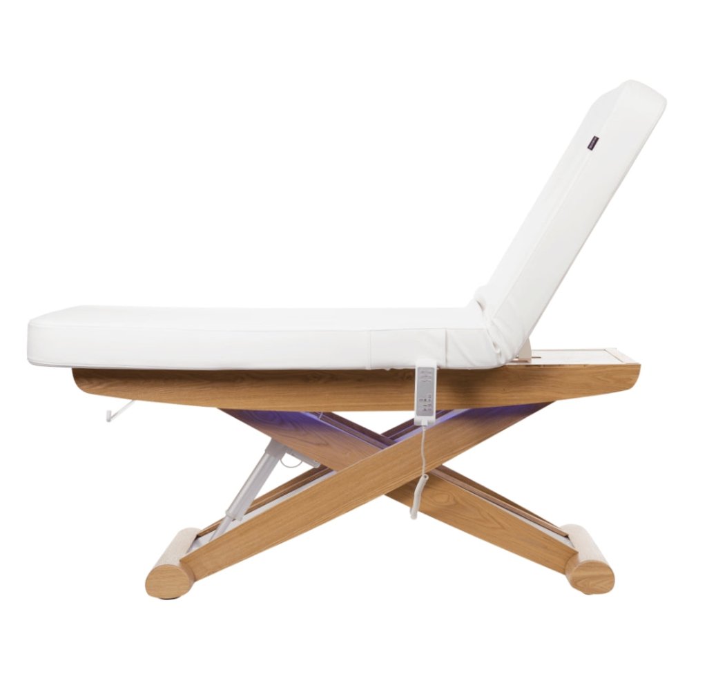 Free shipping Item~! Silverfox Electric 4 Section Wooden Massage Table with 3 motors SPA Bed (Silver Fox 2256B) - GreenLife - Electric SPA Bed