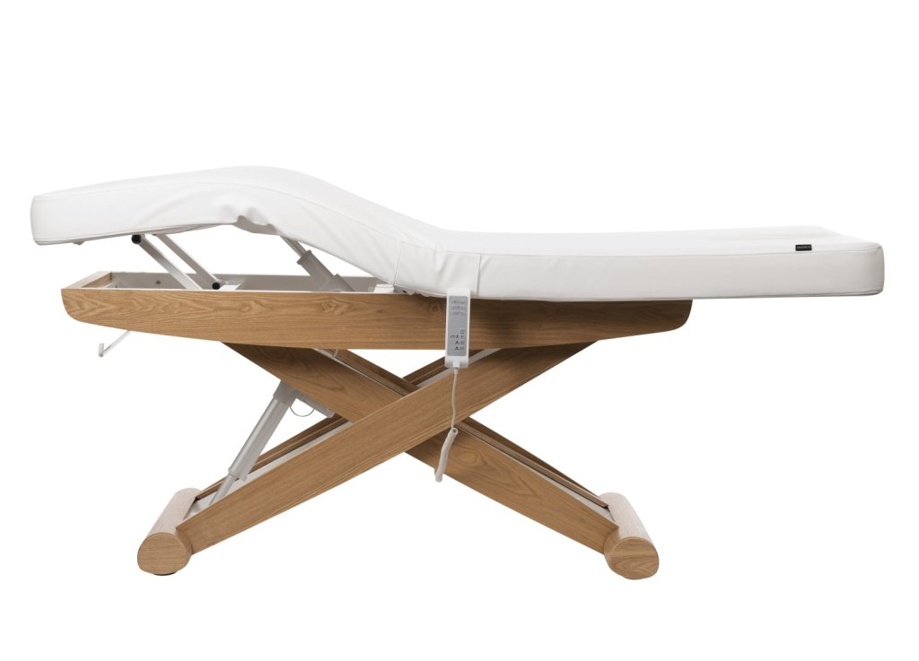 Free shipping Item~! Silverfox Electric 4 Section Wooden Massage Table with 3 motors SPA Bed (Silver Fox 2256B) - GreenLife - Electric SPA Bed