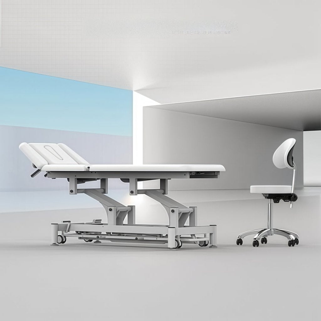 Silverfox ® 2 German Dewert® Motors Electric Massage treatment Table Carol bed with arms sections 2211 - 304 for Professional clinic - GreenLife - Electric Massage Bed