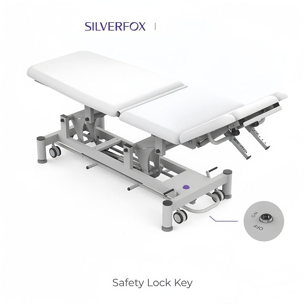 Silverfox ® 2 German Dewert® Motors Electric Massage treatment Table Carol bed with arms sections 2211 - 304 for Professional clinic - GreenLife - Electric Massage Bed