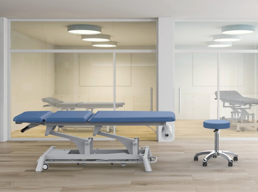 Silverfox ® 2 German Dewert® Motors Electric Massage treatment Table Carol bed with arms sections 2211 - 304 for Professional clinic - GreenLife - Electric Massage Bed