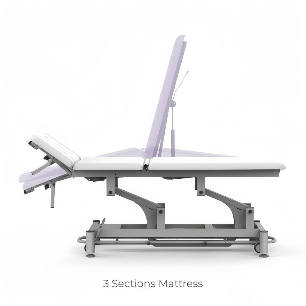 Silverfox ® 2 German Dewert® Motors Electric Massage treatment Table Carol bed with arms sections 2211 - 304 for Professional clinic - GreenLife - Electric Massage Bed