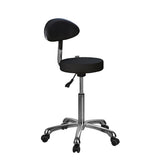 Silverfox Beauty Salon Rolling Stool With Backrest 1023Ab2 - Greenlife - Silverfox Stools
