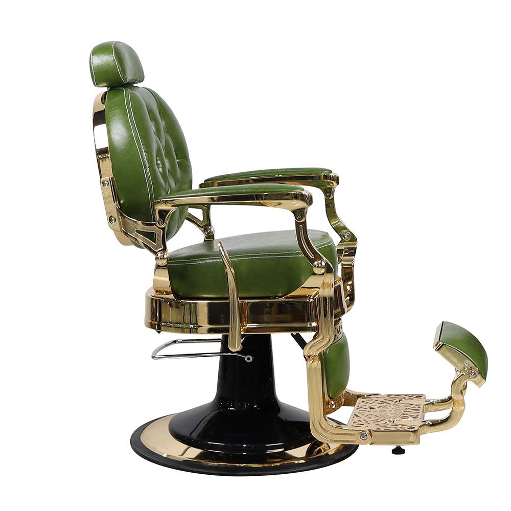 Luxury thicker cushion Heavy DutyVintage All Purpose Barber Chair - GreenLife - Barber Chair