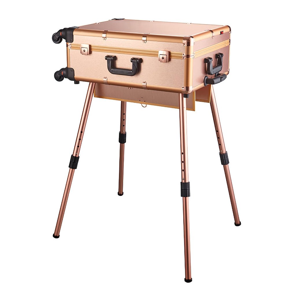 24 inches Makeup Rolling Case with LED Lamp and Bluetooth speaker - GreenLife - Makeup Case