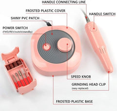 25000RPM Nail Drill Electric E File Machine - GreenLife-Manicure Supplies