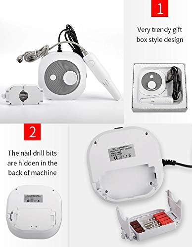 25000RPM Nail Drill Electric E File Machine - GreenLife-Manicure Supplies