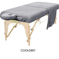 Flannel 3 Pieces Massage Table Sheet Set - GreenLife - Sheet Set