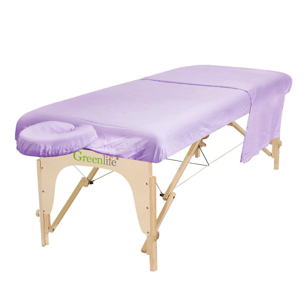 Poly-Cotton 3 Pieces Massage Table Sheet Set