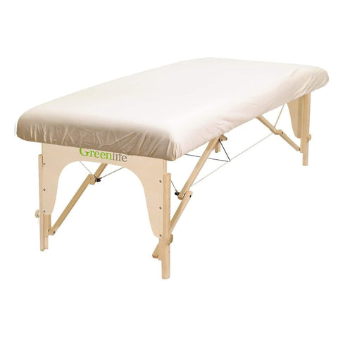 Poly-Cotton Massage Table Fitted Sheet - GreenLife-Fitted Sheet