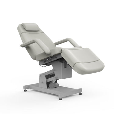 Silverfox 2 Motors Electric Facial Spa Bed Chair 2219B White / Light grey - GreenLife - Electric Massage Bed