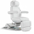 SilverFox 2246EBN Electric 4-Motor Examination Beauty Bed Esthetician Chair Facial Bed with Position Memory Function Standard or with Hand Remote, Paper Holder & Foot Cover Pacakge