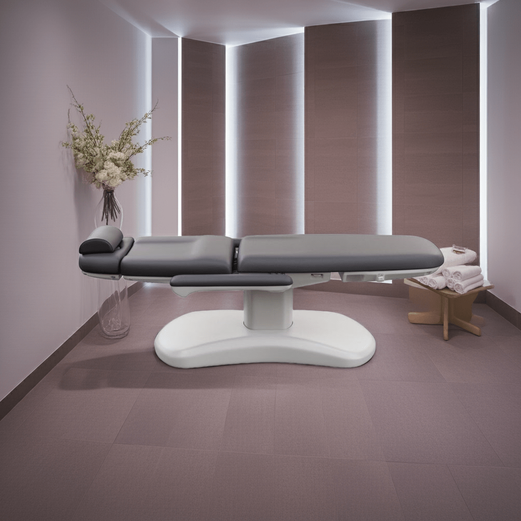 Silverfox 4 Motors Electric Facial Bed Chair Dark Grey 2270FB - GreenLife - Electric Beauty Bed