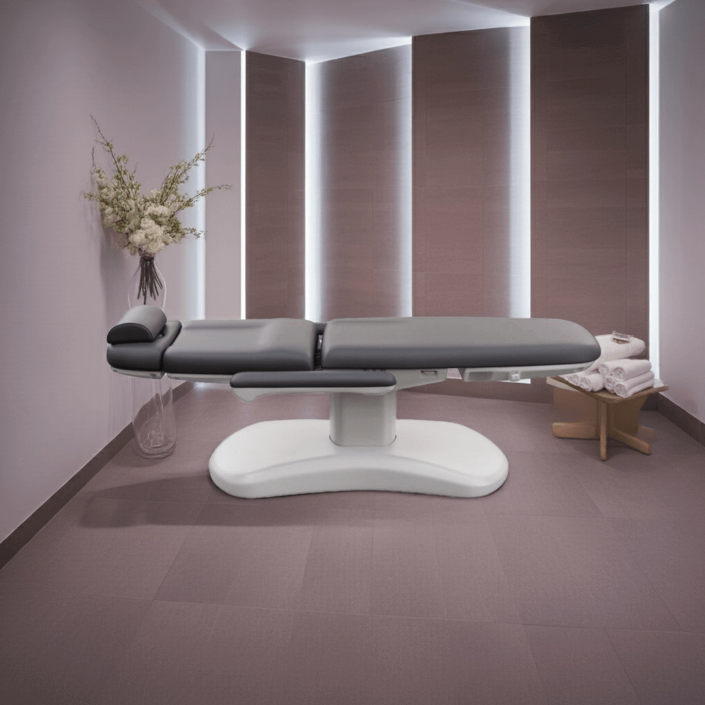 Silverfox 4 Motors Electric Facial Bed Chair Dark Grey 2270FB - GreenLife - Electric Beauty Bed