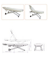 Silverfox One Motor Electric Massage Bed 2210A - WHT - GreenLife - Electric Massage Bed