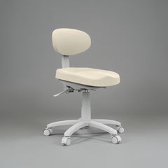 Silverfox ® Rolling Stool with backrest 8C01 - GreenLife - Rolling Stool