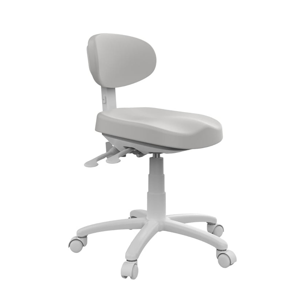 Silverfox ® Top Grade Ultimate Physician Rolling Stool with Tilt 8C01 - GreenLife - Rolling Stool