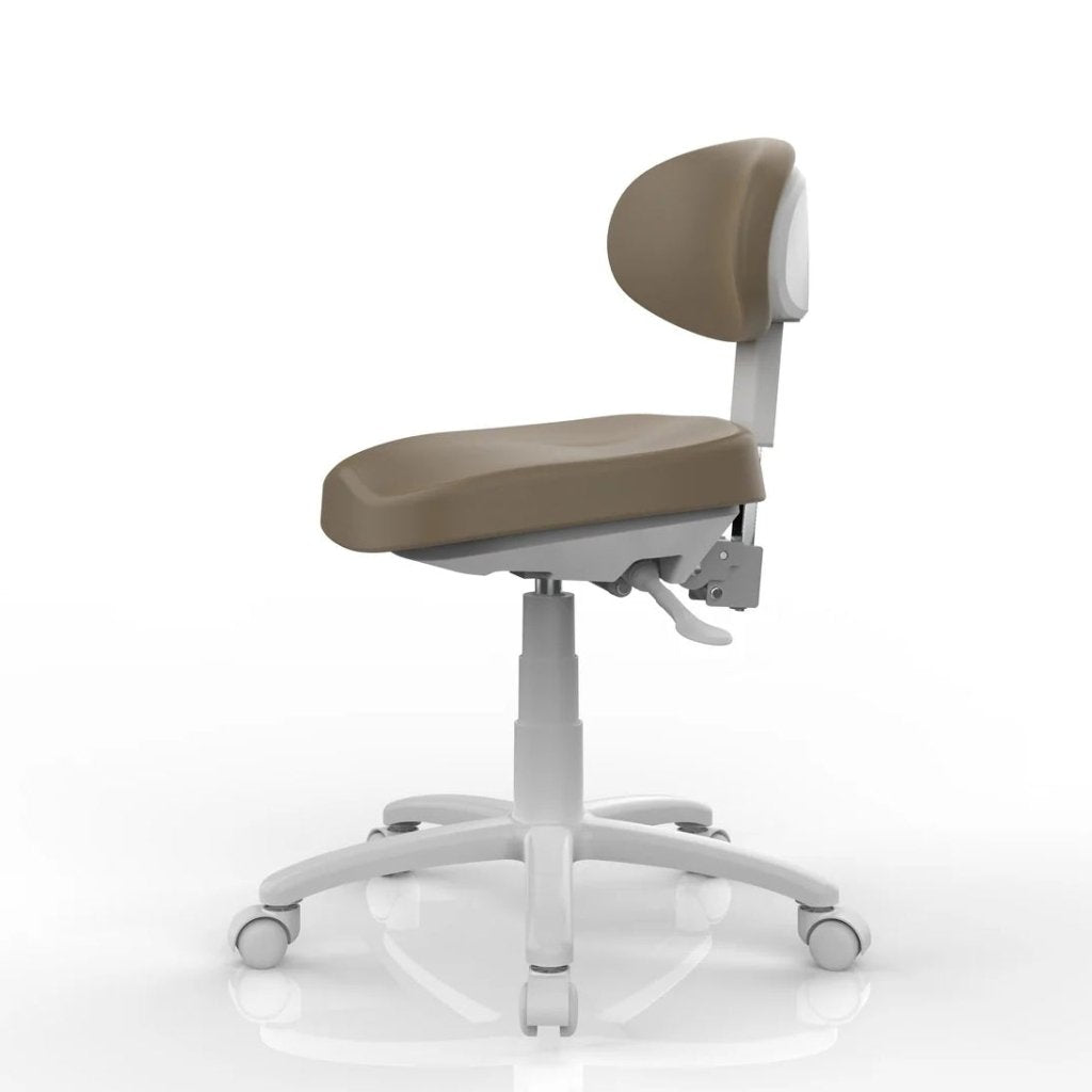 Silverfox ® Top Grade Ultimate Physician Rolling Stool with Tilt 8C01 - GreenLife - Rolling Stool