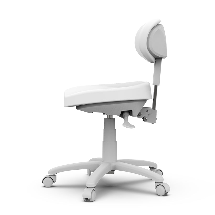 Silverfox ® Top Grade Ultimate Physician Rolling Stool with Tilt 8C01 - GreenLife - Rolling Stool