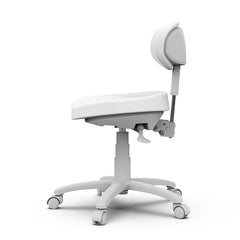 Silverfox ® Top Grade Ultimate Physician Rolling Stool with Tilt 8C01 - GreenLife - Rolling Stool