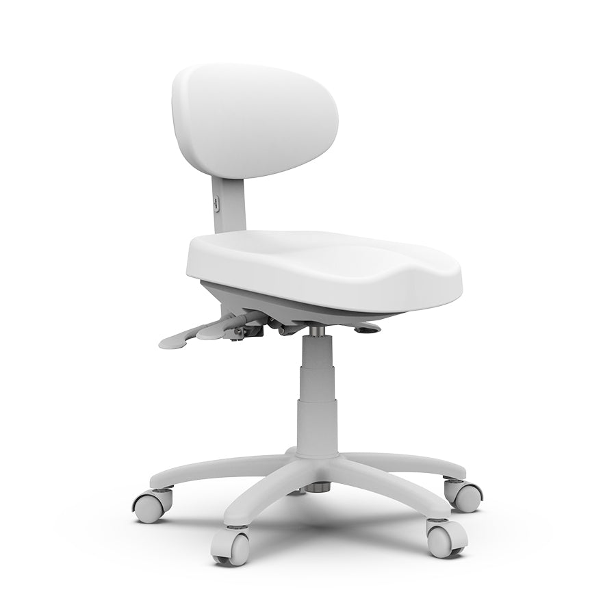 Silverfox ® Top Grade Ultimate Physician Rolling Stool with Tilt 8C01 - GreenLife - Rolling Stool