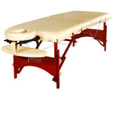 Master Massage 28'' Caribbean / Vista Portable Massage Table Package with Memory Foam, Regulation Size & Easy to Move Around! Cream Color - GreenLife - Massage Tables