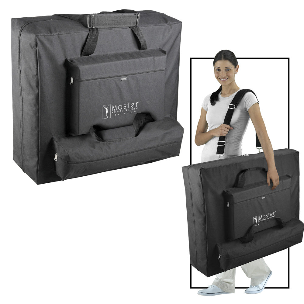 Master Massage 28'' Caribbean / Vista Portable Massage Table Package with Memory Foam, Regulation Size & Easy to Move Around! Cream Color - GreenLife - Massage Tables