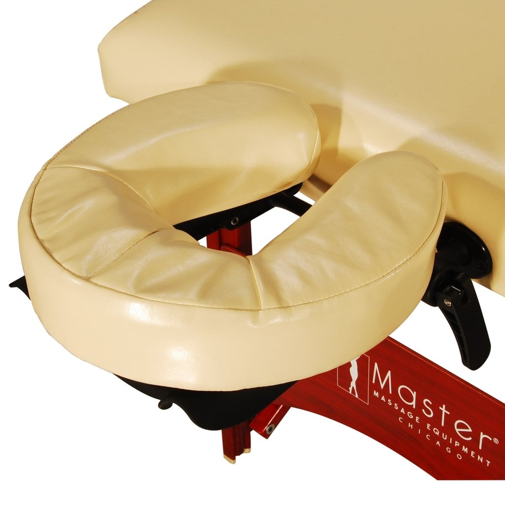 Master Massage 28'' Caribbean / Vista Portable Massage Table Package with Memory Foam, Regulation Size & Easy to Move Around! Cream Color - GreenLife - Massage Tables
