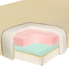 Master Massage 28'' Caribbean / Vista Portable Massage Table Package with Memory Foam, Regulation Size & Easy to Move Around! Cream Color - GreenLife - Massage Tables