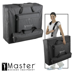 Master Massage 30inch DEL RAYPortable Massage Table Package (Black Color) with Ambient Light System - GreenLife - Massage Tables
