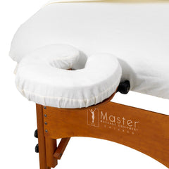 Master Massage Universal Face Pillow Cushion Cradle Headrest Covers, 6 Pack, Cream, 100% all cotton, Machine Washable - GreenLife - Accessories