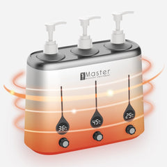Master Three Bottle Massage Oil Warmer Lotion Warmer Dispenser Heated for Body Cream Heating Device for Massage Therapy & Personal Use - Quick Oil & Lotion Warmer Heats up - GreenLife - Accessories