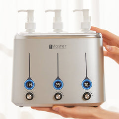 Master Three Bottle Massage Oil Warmer Lotion Warmer Dispenser Heated for Body Cream Heating Device for Massage Therapy & Personal Use - Quick Oil & Lotion Warmer Heats up - GreenLife - Accessories