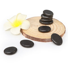 Master Massage Basalt Hot Stone Toe Set 8 Piece Pack (1.5 �x 1�X0.3inch) - GreenLife - Hot Stone