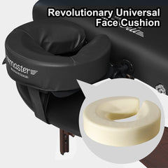 MusicMaster Crescent Round High Fidelity Sound Face Cushion - Bluetooth Music Headrest - Black - GreenLife - Accessories