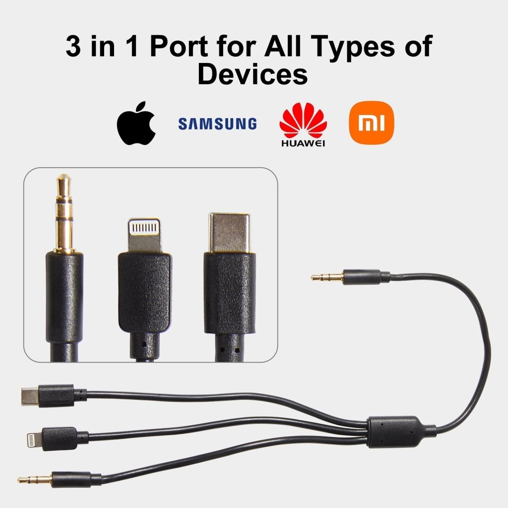 MusicMaster Crescent Round High Fidelity Sound Face Cushion - Bluetooth Music Headrest - Black - GreenLife - Accessories