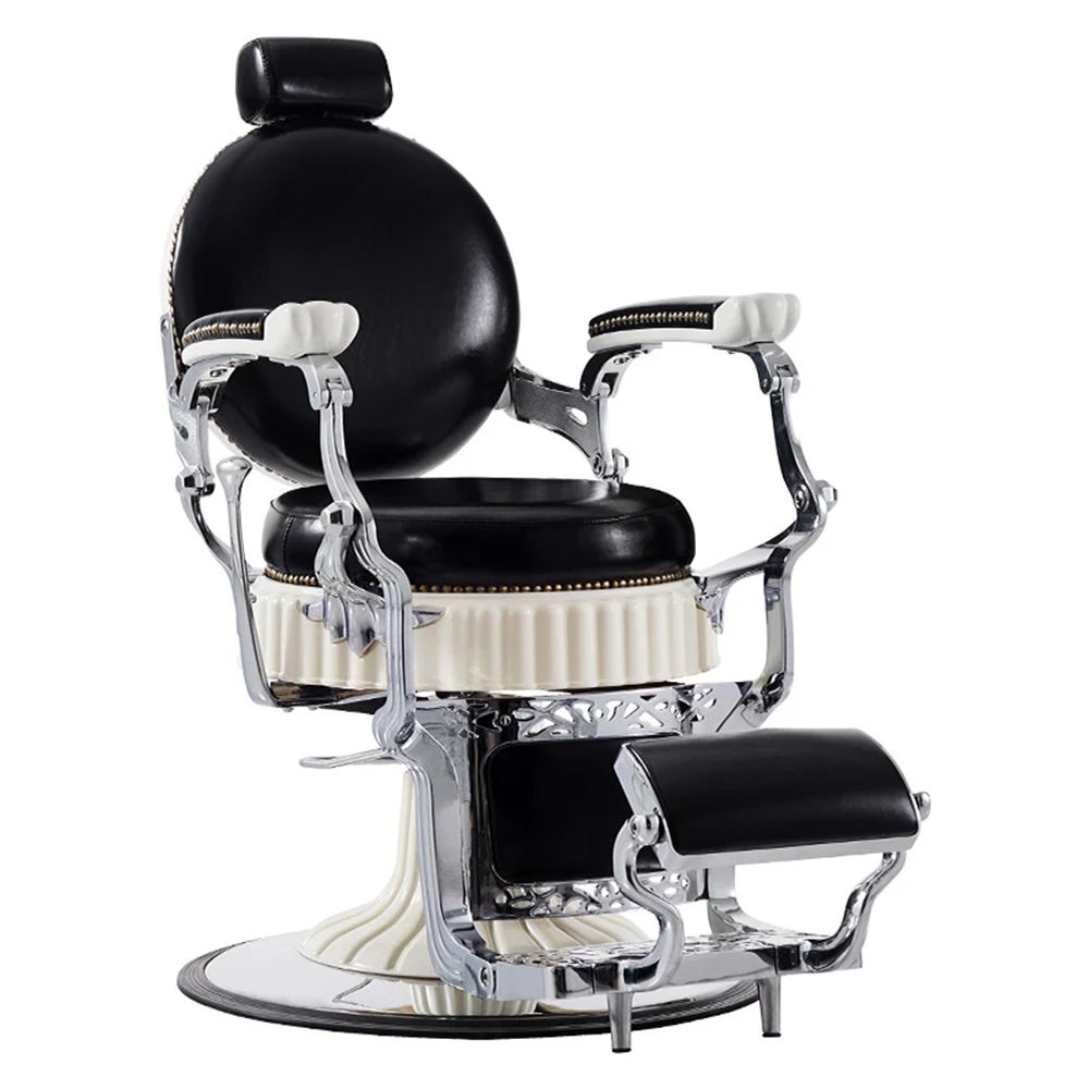 H. Master ® Noble Vintage Barber Chair Reclining Chair - GreenLife - Barber Chair