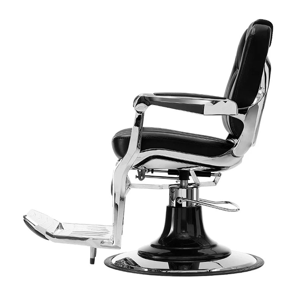 H.Master® Vintage Barber Chair Reclining Chair with Backrest - GreenLife - Barber Chair
