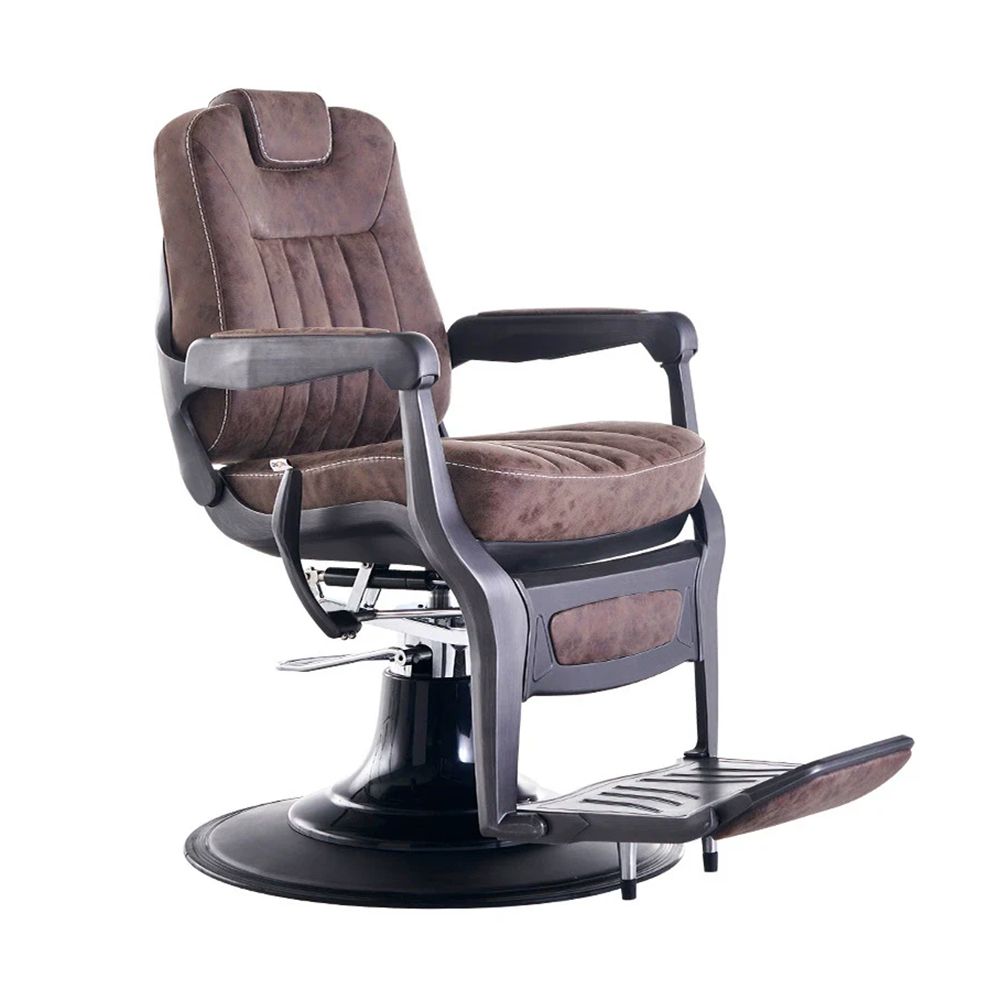 H.Master® Vintage Barber Chair Reclining Chair with Backrest - GreenLife - Barber Chair