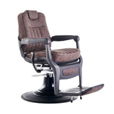 H.Master® Vintage Barber Chair Reclining Chair with Backrest - GreenLife - Barber Chair