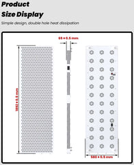 9 Waves 1152pcs LED dual Chips 1060nm Red Light Therapy Panel for Clinic Full-Body