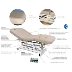Silhouet-Tone ® Laguna Mist 29" or 32" 3 Motors Vibration Micro Massage & Spa Bed 412000 - Made In Canada
