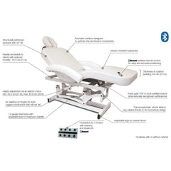 Silhouet Tone ® Spaone 3 Motors Electric Spa Bed With Cabinet 412133 - Made In Canada