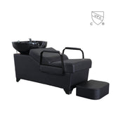 Shampoo Unit Chair with Ceramic Basin UPC Certified Check Valve