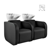 Greenlife double seat Hairdressing Shampoo Unit