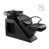 Barber shop sitting shampoo Unit Sink chair with Ceramic Basin with Certification
