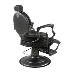Chaise de barbier de salon antique de qualité supérieure (gris foncé) - BC 511