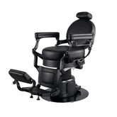 H.Master® Radiant-11 2-motor Electric Barber Chair Anitique Retro Italian Style Black - Greenlife - Barber Chair