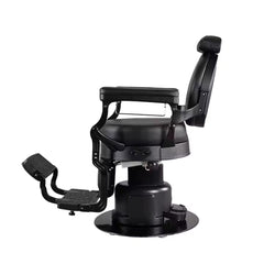 H.Master® Radiant-11 2-motor Electric Barber Chair Anitique Retro Italian Style Black - Greenlife - Barber Chair