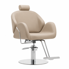 Italy Style Apple Ergonomic Reclining Chair Hydraulic Pump Salon Styling Chair